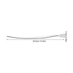 câble électrique moderne connecteurs noir blanc luminaire suspension décoration jardin
