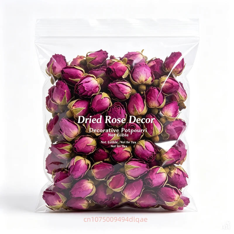 décoration intérieure boutons rose violets séchés DIY artisanal ornement mariage anniversaire