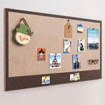 tableau feutre moderne auto adhésif noir beige gris vert fixations velcro clous