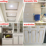 ruban decoratif or argent noir adhésif brillant moderne élégant maison bordure sol imperméable 50m