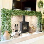 décoration extérieure guirlande artificielle feuilles lierre vertes naturel résistance uv accrochage facile fête mariage