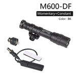 lampe torche tactique led noir texturée clip picatinny rechargeable chasse airsoft moderne