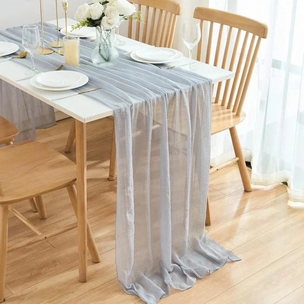 table cuisine chemin table beige rose classique opaque polyester 80x300 cm farmhouse