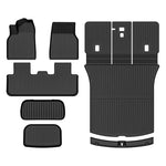 tapis sol antidérapant tpe noir rayures horizontales contemporain voiture pieces incluses