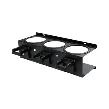 support mural bouteilles nettoyant noir clips rangement garage organisation outils
