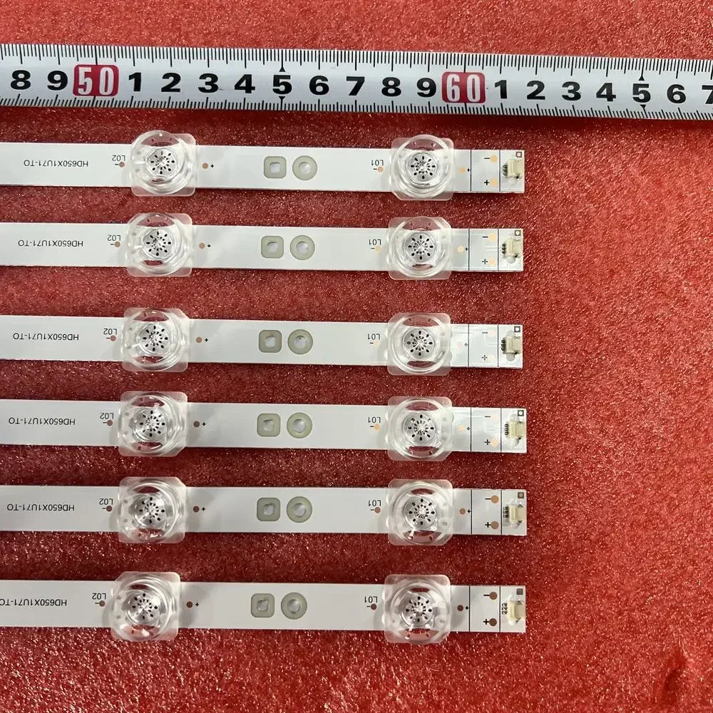 bandes led blancs modernes 60cm certifiées rohs ul eyelets connecteurs télévision