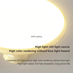 lampe moderne ronde acrylique vert blanc rouge 50h24cm led