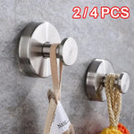 crochet mural ventouse argenté moderne serviettes fixe carreaux miroir salle bain douche transparent ruban
