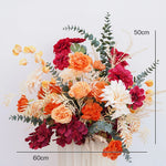 décoration événement florale mariage arches guirlandes vases feuilles épis blé