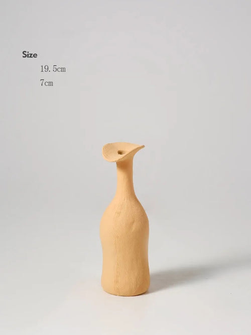vases modernes minimalistes céramique porcelaine violet marron gris beige blanc texture rugueuse décoration intérieure