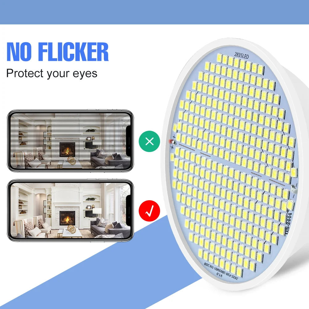 ampoule led projecteur 20w e27 blanc grille moderne haute luminosité 2700k 6500k 20000h