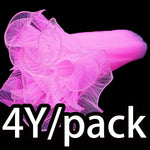 accessoires cheveux blanc rose noir organza plissé translucide élégant romantique adhésif rose artificielle