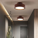 lampes plafonniers modernes minimalistes bois clair foncé éclairage led blanc chaud chambre salon salle