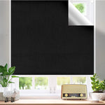 film fenêtre noir opacité totale moderne 100cm 200cm 300cm adhésif polyester