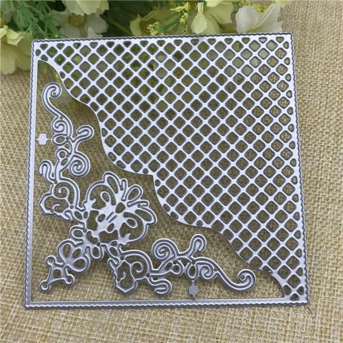 cartes visite élégantes ornements floraux réticulés argent rouge artisanal