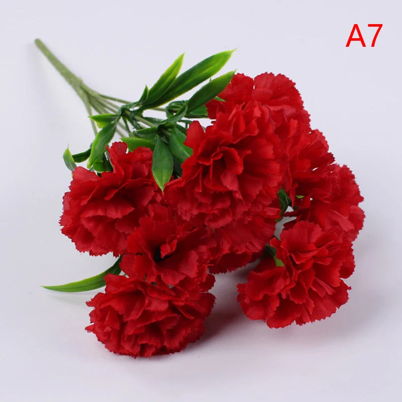 décoration extérieure moderne bouquet fleurs artificielles jaune rose rouge violet blanc simple minimaliste
