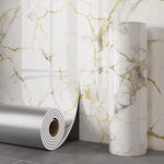 papier peint marbre blanc gris moderne adhésif décoration chambre salon diy pvc auto collant
