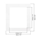 Passe-partout blanc pour décoration murale moderne