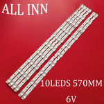 bande led blanc moderne 570mm 6v 10 leds opaques tension faible