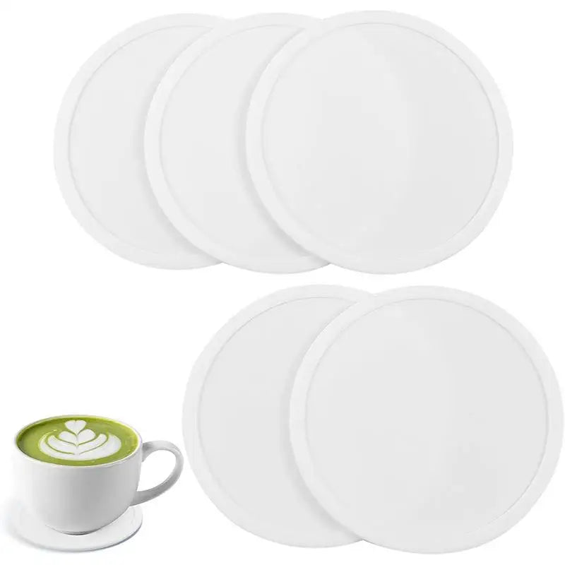 sous verres silicone modernes noir gris rose bleu vert blanc