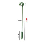 supports plantes tiges vertes modernes 17cm 27cm 37cm 48cm eyelets plastique minimalistes