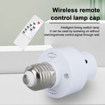 support lampe led intelligente infrarouge e27 moderne télécommande blanc métallique