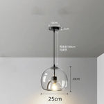 suspension transparente opale moderne pendentif verre pierre verre e27 249 2000 lumens gris fumée