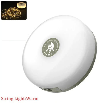 guirlande lumineuse blanc chaud led moderne camping modes rechargeable certifiée sécurité