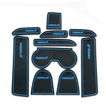 tapis antidérapants texturés adhésifs intérieur auto noir rouge bleu blanc Mazda 2003 2006