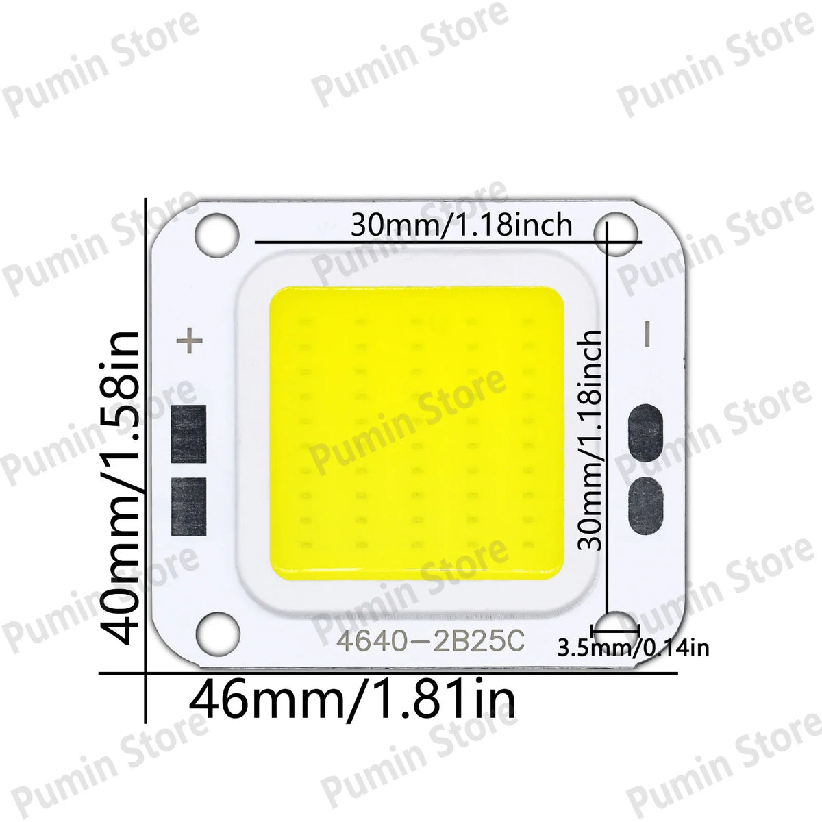 source lumineuse led 20w 40w blanc jaune mat moderne aluminium dc75v
