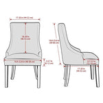 housse chaise velours gris moderne adhésive polyeste protection événementière banquet mariage