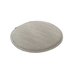 coussin tabouret rond solide mousse pu tissage points moderne couleur uni antidérapant
