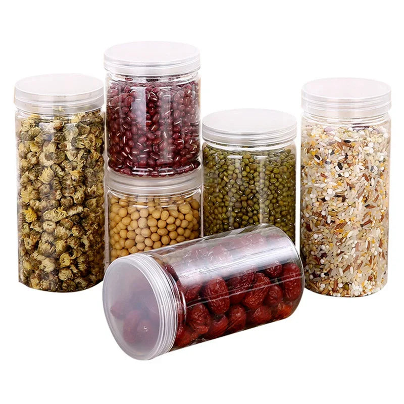 boîtes plastique transparentes qualité alimentaire 250ml 1000ml moderne rangement cuisine
