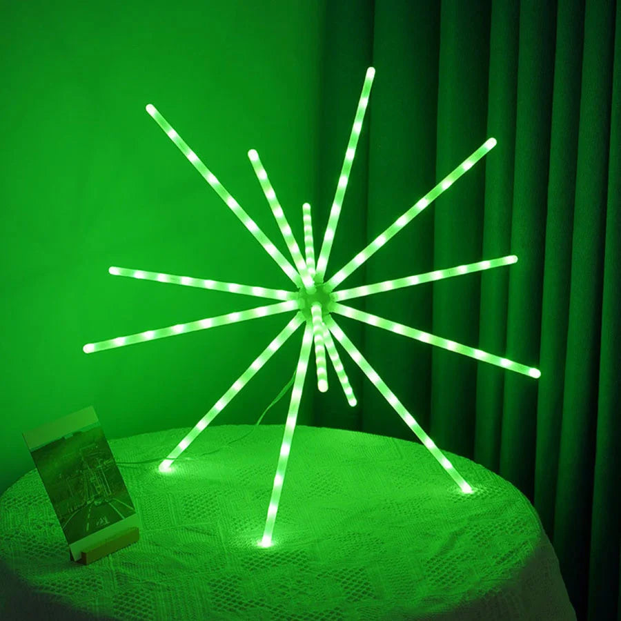 guirlande lumineuse noël étoile moderne leds blanc violet vert bleu rouge jaune