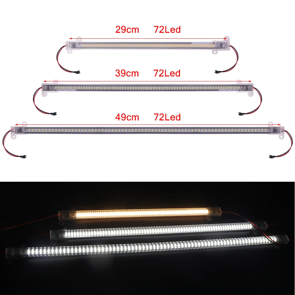 bande led 30cm 40cm 50cm blanc clips aluminium éclairage cuisine sous meuble led modernes