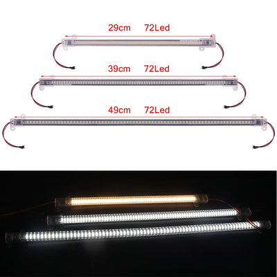 bande led 30cm 40cm 50cm blanc clips aluminium éclairage cuisine sous meuble led modernes