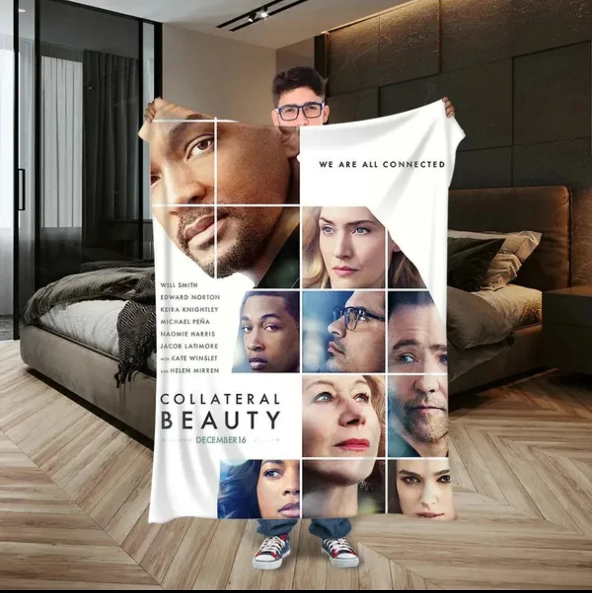 poster personnalisé moderne multicolore photos diverses taille unique