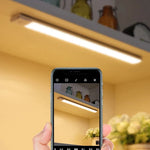 lampe led sans fil rechargeable aimantée interrupteur tactile sensorielle usb moderne blanc minimaliste