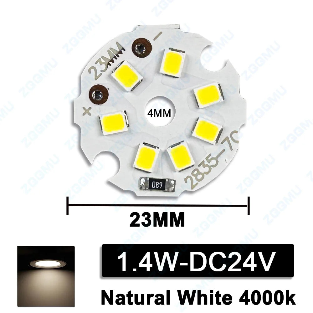 panneau led rond blanc 24v plaque lumineuse smd 2835 petite source lumière intérieur