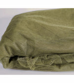 rideau lit anti moustiques vert olive maille fine semi transparent moderne adhésifs queen king