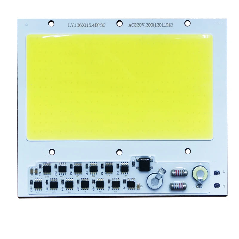ampoule led 200w blanc jaune 16000 lumens ra80 220v 240v ip65 aluminium grille points