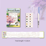 livre art aquarelle coloriage scènes urbaines nature roses blancs illustrations pages opaques peintures brosses