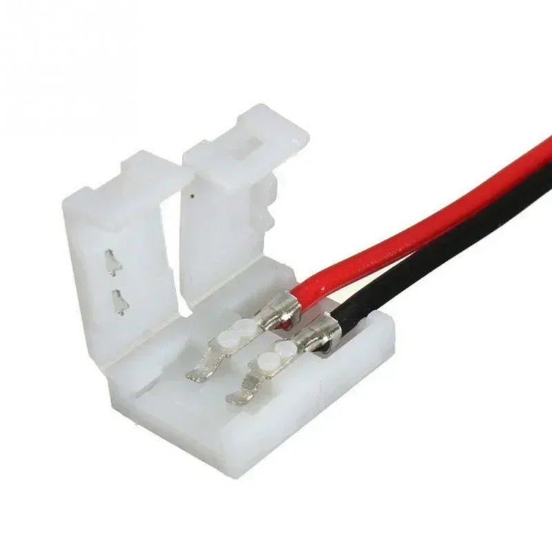 connecteurs led 20 pièces 10mm 8mm blanc rouge noir adhésifs modernes pratique pcb
