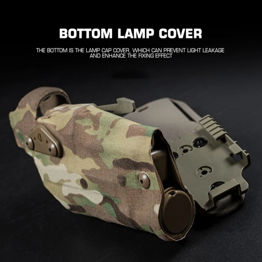 holster glock 17 19 lampe torch multicam camouflage noir mat vert ranger