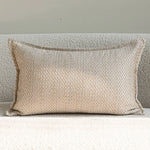 housse coussin rectangulaire polyester motif géométrique nordique décoration maison contemporaine fixations tringles voiture