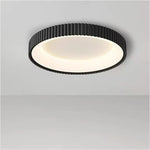 plafonniers led modernes blanc noir rayures verticales éclairage quotidien cuisine salle manger télécommande minimaliste