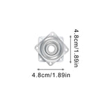 support plateau rotatif argenté 360 degrés rotation moderne pouces