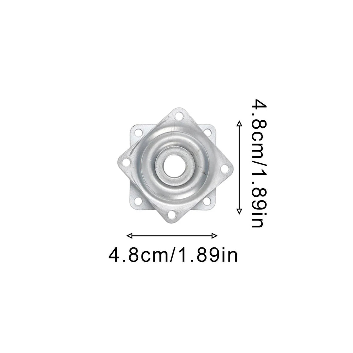 support plateau rotatif argenté 360 degrés rotation moderne pouces