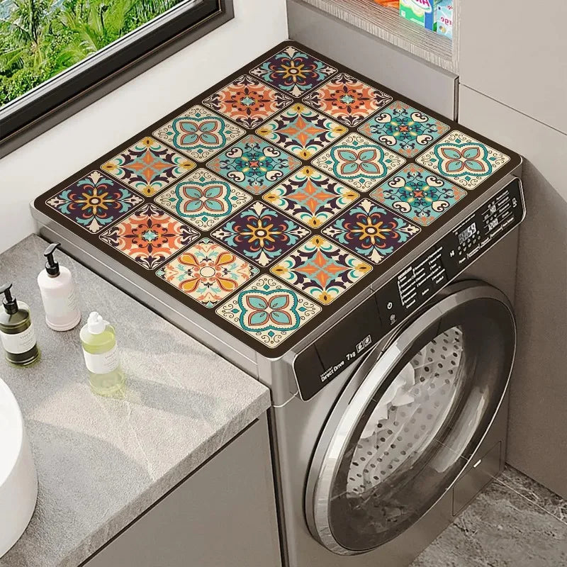 tapis protection moderne multicolore motifs floraux adhésif respectueux environnement caoutchouc 20x30cm 30x40cm 40x60cm 50x80cm