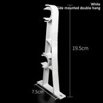 supports rideaux or blanc cuivre lisses modernes plaque fixation